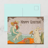 Briefkaart voor paasverkoop (Voorkant / Achterkant)