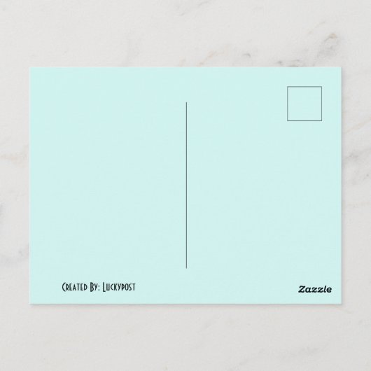 Briefkaart voor paasverkoop (Achterkant)