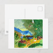 Briefkaart voor paradijs overwegen (Voorkant / Achterkant)