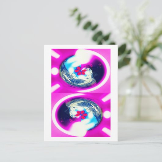 Briefkaart voor parallelle werelden (Staand voorkant)