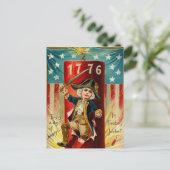 Briefkaart voor patriottische jongen (Staand voorkant)