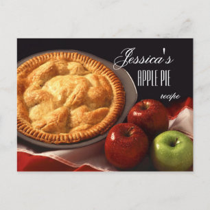 Briefkaart voor persoonlijk gebruik bij Apple Pie