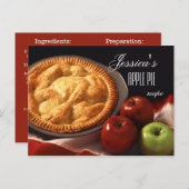 Briefkaart voor persoonlijk gebruik bij Apple Pie  (Voorkant / Achterkant)