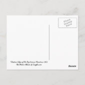 Briefkaart voor picknick langs de weg (Achterkant)