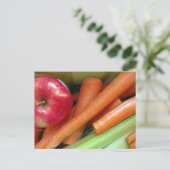 Briefkaart voor plantaardige kunst (Staand voorkant)