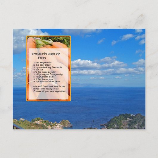 Briefkaart voor plantenzakje (Voorkant)