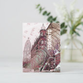 Briefkaart voor platte ijzerbouw (Staand voorkant)