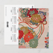 Briefkaart voor pocket Calendar 2012 uit Japan (Voorkant / Achterkant)