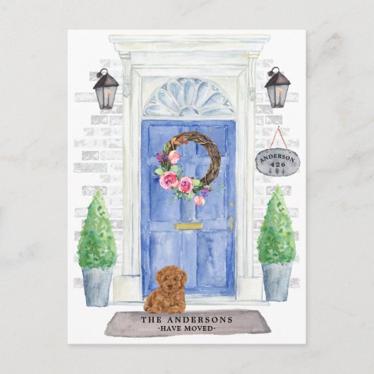 Briefkaart voor porseleinverplaatsing (Voorkant)