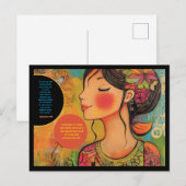 Briefkaart voor positieve bevestiging (Voorkant / Achterkant)