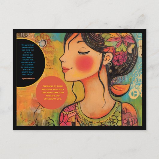 Briefkaart voor positieve bevestiging (Voorkant)