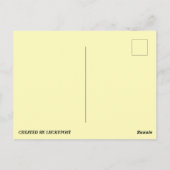 Briefkaart voor postovergangen bij paaspakketten (Achterkant)