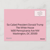 Briefkaart voor President Trump (Achterkant)