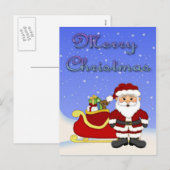 Briefkaart voor pretkerst (Voorkant / Achterkant)