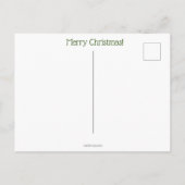 Briefkaart voor prettige kerstbomen (Achterkant)