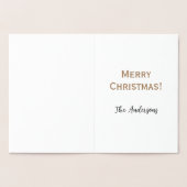 Briefkaart voor prettige kerstfeestdagen (Binnen)