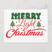 Briefkaart voor prettige kerstfeestdagen (Voorkant)