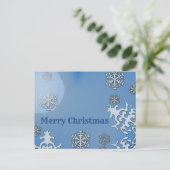 Briefkaart voor prettige kerstfeestdagen (Staand voorkant)