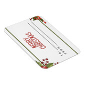 Briefkaart voor prettige kerstfeestdagen magneet (Rechterzijde)