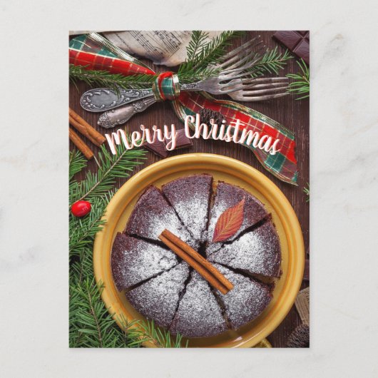 Briefkaart voor prettige kerstfeestdagen met X-mas (Voorkant)