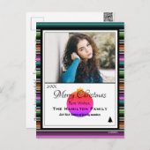 Briefkaart voor prettige kerstfoto's - HAMbWG (Voorkant / Achterkant)