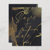 briefkaart voor publicatie op de datum opslaan in  (Voorkant / Achterkant)