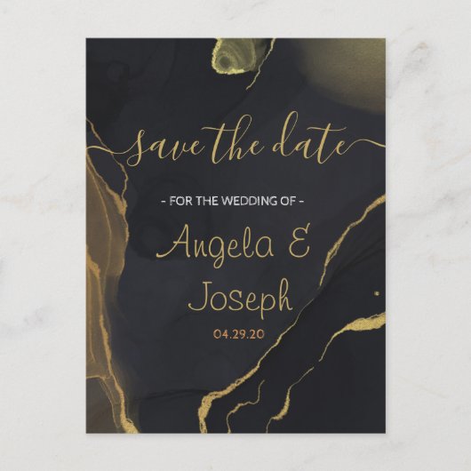 briefkaart voor publicatie op de datum opslaan in (Voorkant)