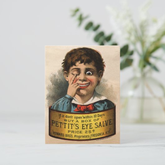 Briefkaart voor  reclame (Staand voorkant)