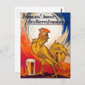  Briefkaart voor reclame voor bier (Voorkant / Achterkant)
