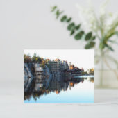 Briefkaart voor reflectie in het berghuis (Staand voorkant)