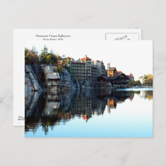 Briefkaart voor reflectie in het berghuis (Voorkant / Achterkant)