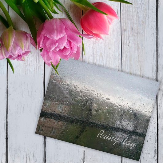 Briefkaart voor regenachtige dagen