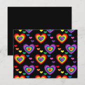 Briefkaart voor regenboogharten (Voorkant / Achterkant)