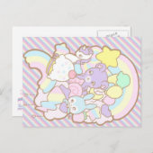 Briefkaart voor regenboogparade (Voorkant / Achterkant)