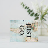 Briefkaart voor reizen (Staand voorkant)