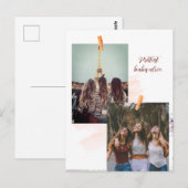 Briefkaart voor reizen (Voorkant / Achterkant)