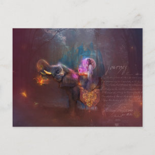 Briefkaart voor reizen