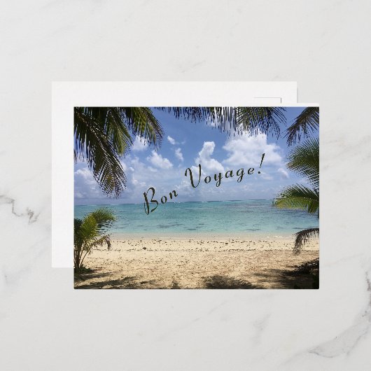 Briefkaart voor reizen (Voorkant / Achterkant)