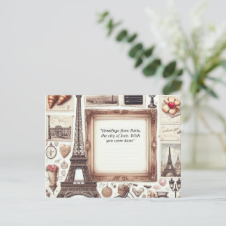 Briefkaart voor reizen