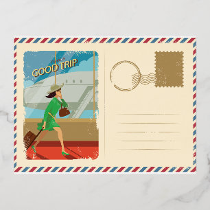 Briefkaart voor reizen