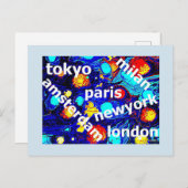 Briefkaart voor reizen (Voorkant / Achterkant)