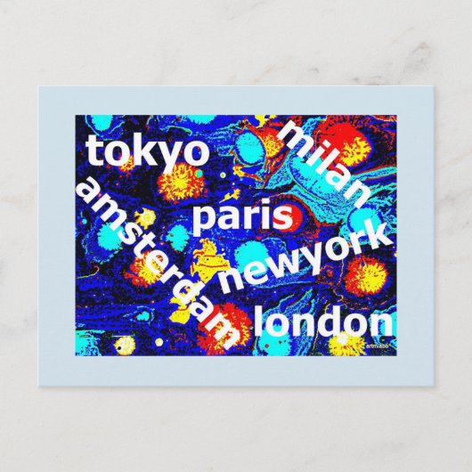 Briefkaart voor reizen (Voorkant)