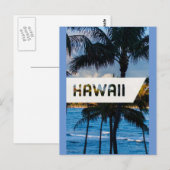 Briefkaart voor reizen - Hawaii (Voorkant / Achterkant)