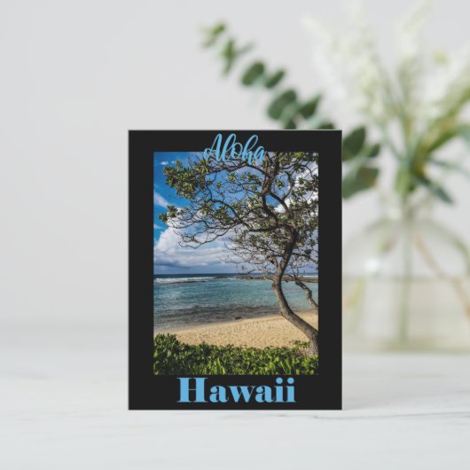 Briefkaart voor reizen - Hawaii (Staand voorkant)