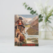 Briefkaart voor reizen in Frankrijk (Staand voorkant)