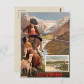  Briefkaart voor reizen in Frankrijk (Voorkant / Achterkant)