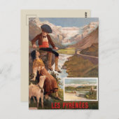  Briefkaart voor reizen in Frankrijk (Voorkant / Achterkant)