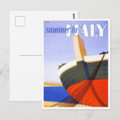 Briefkaart voor reizen in Italië (Voorkant / Achterkant)