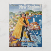 Briefkaart voor reizen in New England (Voorkant)