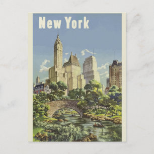  Briefkaart voor reizen in New York